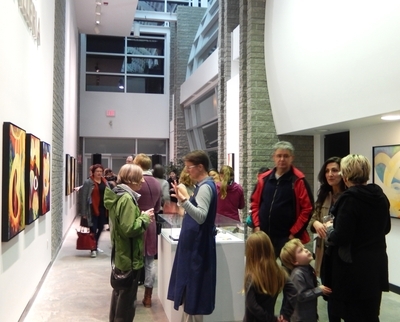 Guests at Rustad Galleria